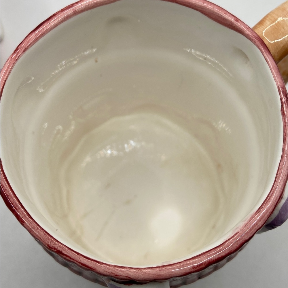Vintage Country Cottage Ceramic Mugs Set Of 2 - Picture 6 of 8